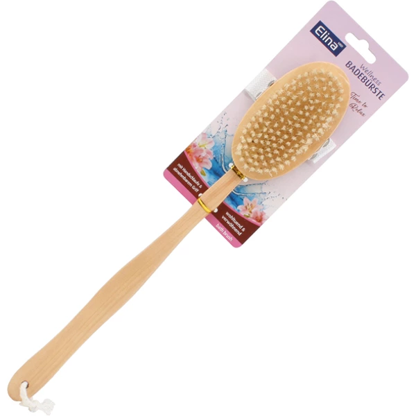 [40767] Brosse bain 42x7x3cm en bois 