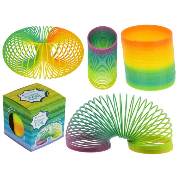 [59/1938] Rainbow Coil -Spirale, arc en ciel, env.6,5 cm