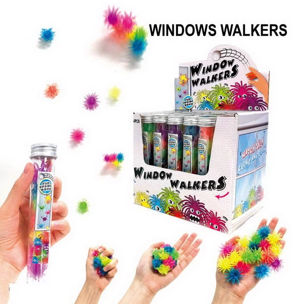 [9779] Window Walkers-Arc-en-ciel trotteur 2,5 cm 8 pièces en tube