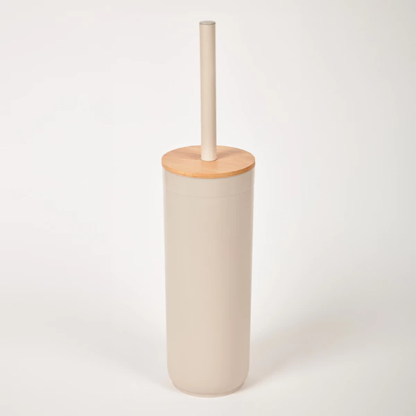 [124086] Sand-colored polypropylene toilet brush