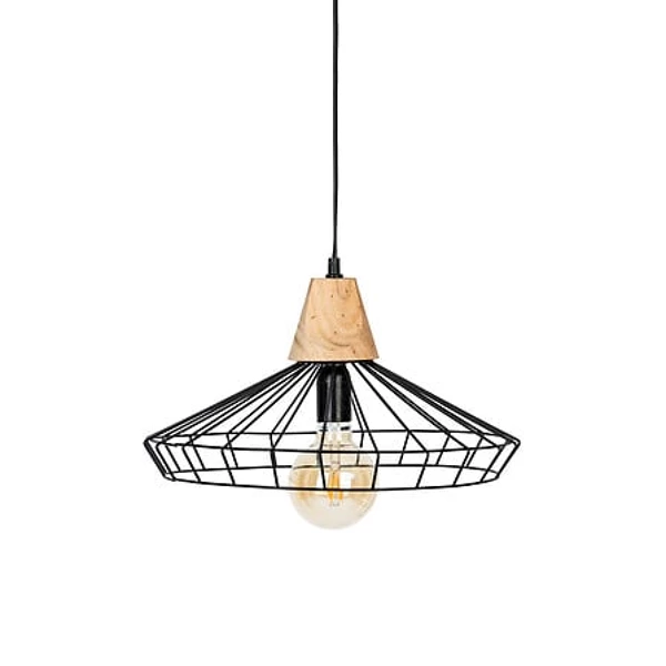 [145117A] Black metal suspension D37.5