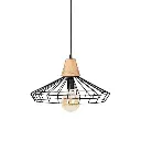 [145117A] Suspension metal noir D37,5