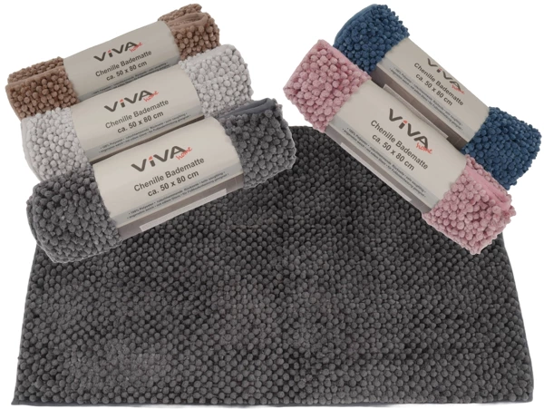 [159402] Tapis de bain en chenille environ 50 x 80cm 