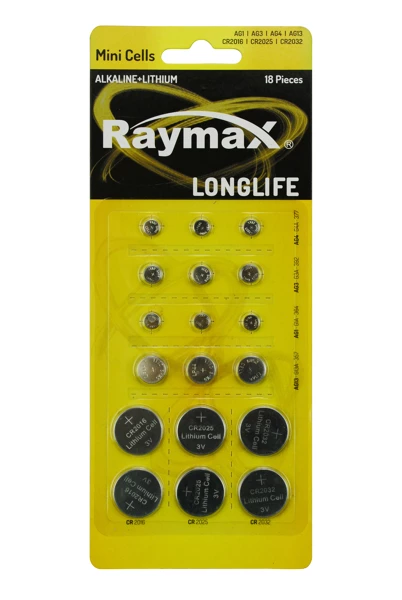Batterie cellulaire raymax 18 pc
