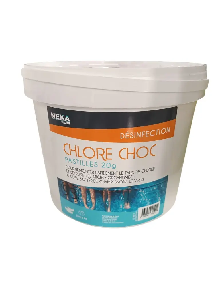 [131893] chlorine shock tablet 20g / 5kg, white