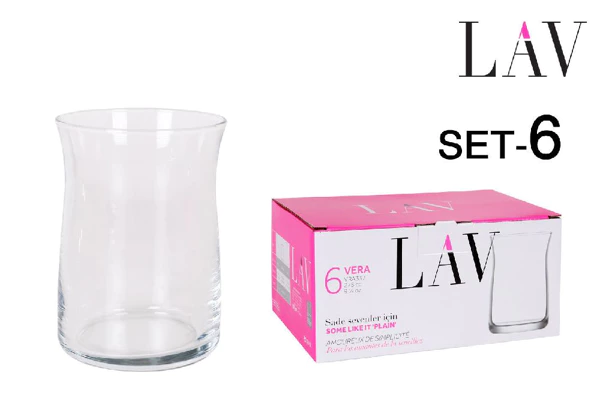 [10971337] set de 6 verres 275ccm vera