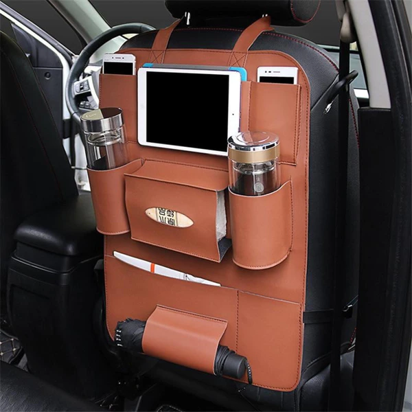 [VHO-136-02] Seat Protector Car Storage - Brow