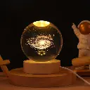 [UJA5534-01] Modern crystal ball table lamp