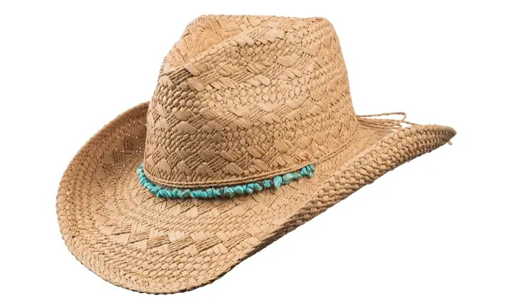 [6H67-L/XL] Chapeau de paille Wellington naturel S/M ou L/XL (L/XL)