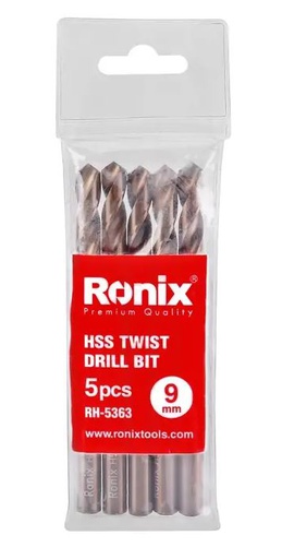 [RH-5363] RONIX  Foret HSS 8% Cobalt 9mm  RH-5363