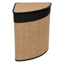 48l brown corner laundry basket