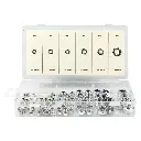 Jeu d'ecrous autobloquants 100 pièces