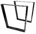 Pieds trapese  pour table / bureau – 780 × 730 mm Noir