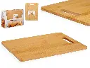 Rectangular bamboo cutting board with handle