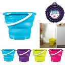 10 L round collapsible bucket – 4 matching flaps