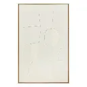 3D wall decoration Yelena 116x75 cm – warm white