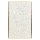 3D wall decoration Kohana 116x75 cm – white