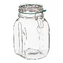 Jarro 1.5 L glass jar – transparent