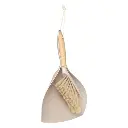 Shovel + bamboo and plastic brush – beige
