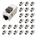 Shielded Cat 6A Ethernet Keystone Coupler (1pcs)