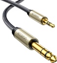 Cable audio stéréo UGREEN 3,5 mm vers 6,35 mm – Jack TRS mâle, gaine nylon