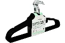 Black velvet hangers, set of 10