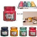 Paradis Exotique scented candle H 6.8 cm, 4 assorted