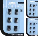 Self-adhesive metal hook 6 pieces