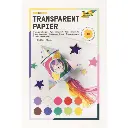 Transparent paper, 10 colors, 10 sheets