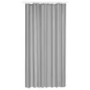 Gray shower curtain