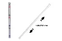 Telescopic metal shower curtain rod 140-160 cm