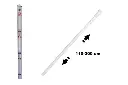 Telescopic metal shower curtain rod 110-200 cm