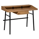 Josan 1-drawer desk, beige