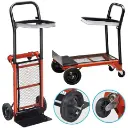Chariot portatif à 4 roues, support pour sac poubelle
