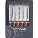 Set of 6 Vaggan steak knives – 21 cm