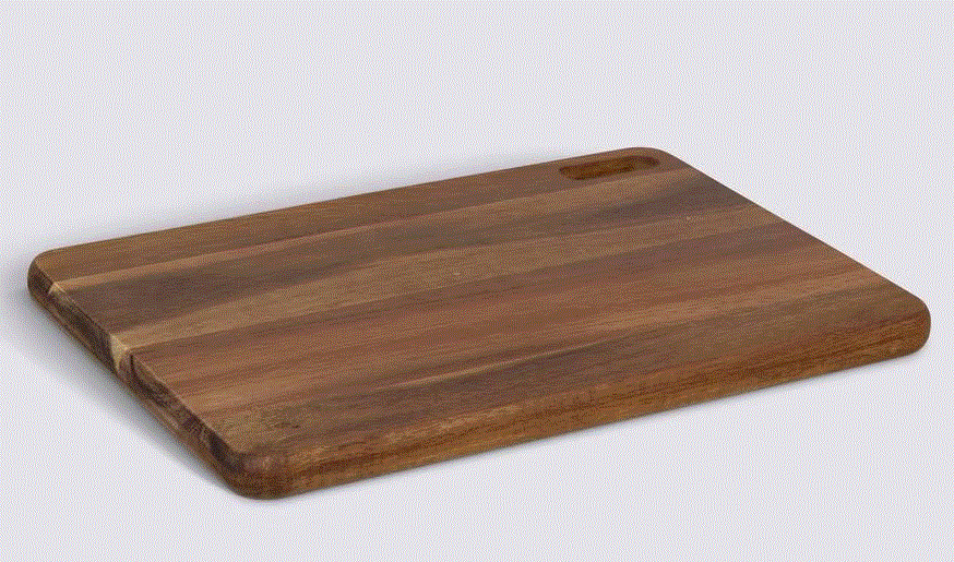 Planche à decouper en Acacia. 35L x 25cm x 2cm ép. 