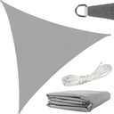 Shade sail 3 x 3 x 3 m gray – Gardlov 23147