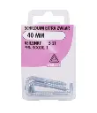 Heavy-duty thumbscrew 40 mm