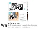 Reveil LED multifonction Techancy MC1500 blanc