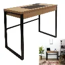 Bureau en bois et métal