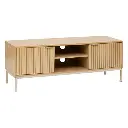 Meuble TV bois beige