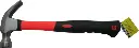Orange fiber claw hammer