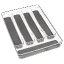 Gray cutlery tray 5 compartments