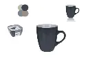 Colorful ceramic mug set of 4