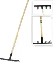 Metal rake 142 cm