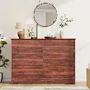 Commode Contemporaine 6 Tiroirs Grain Wood