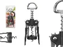 Black chrome straight corkscrew 100gr