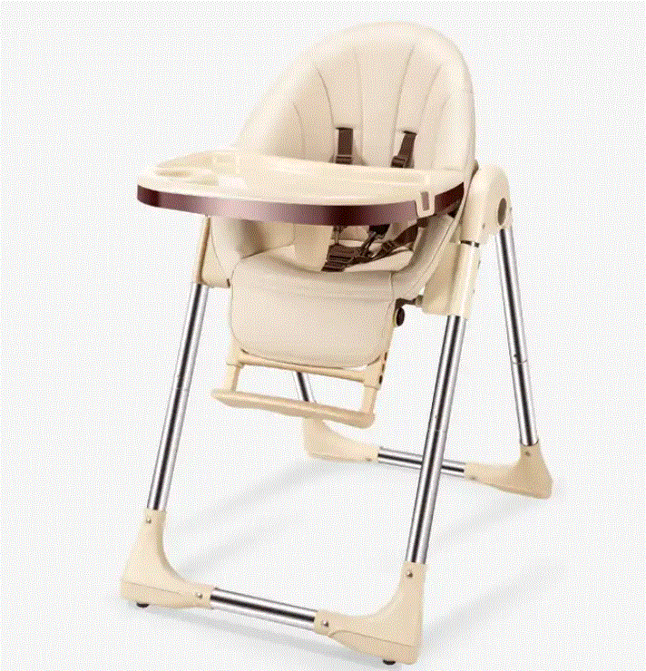 [CHSEHT-BGE] Beige ajustable Baby high chair 