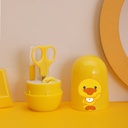 Adorable kit manucure canard jaune pour les ongles des petits