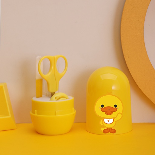 [YY-018/jaune] Adorable kit manucure canard jaune pour les ongles des petits